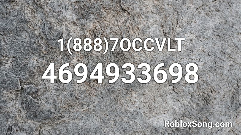 1(888)7OCCVLT Roblox ID