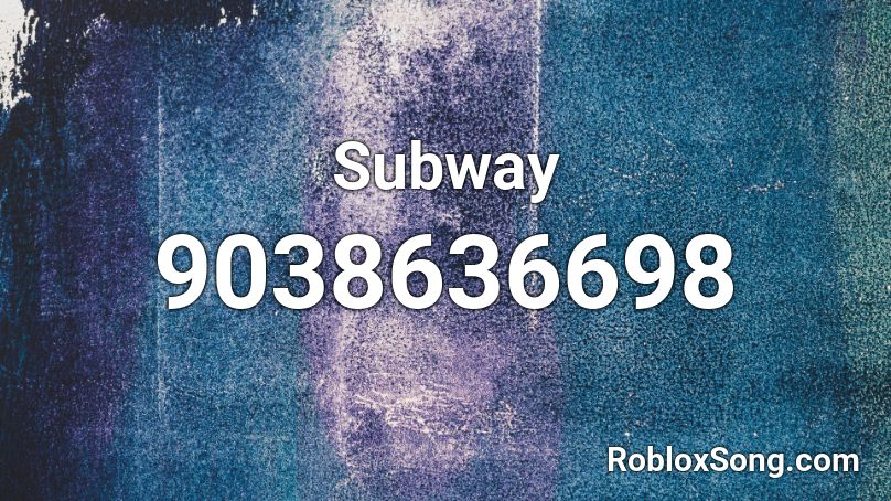 Subway Roblox ID