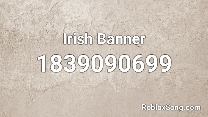 Irish Banner Roblox ID