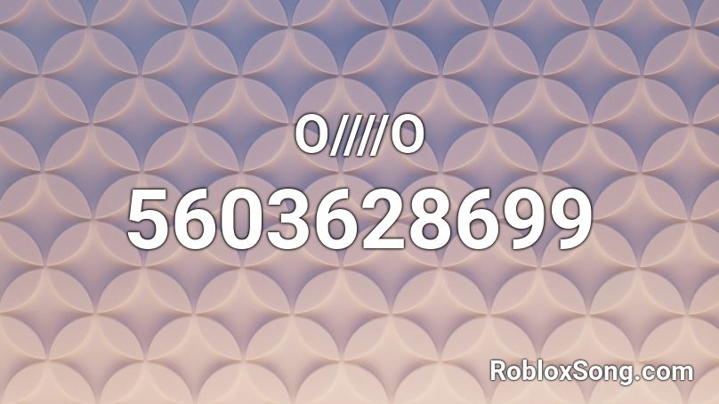 O////O Roblox ID