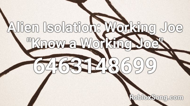 Alien Isolation: Working Joe 