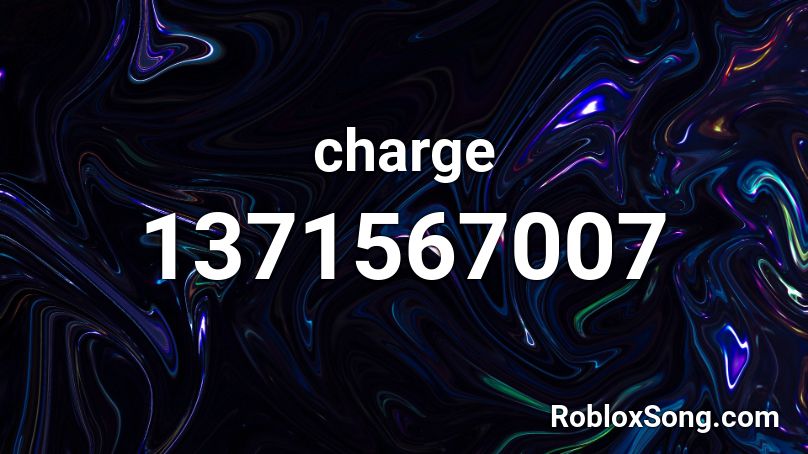 charge Roblox ID