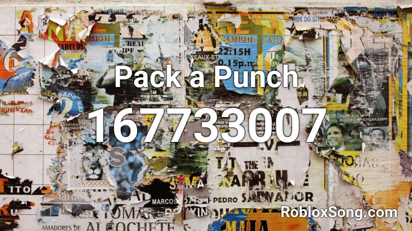 Pack a Punch Roblox ID
