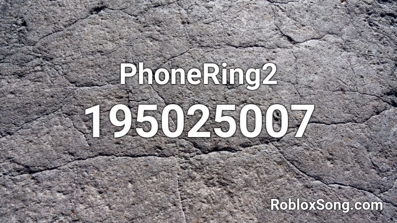 PhoneRing2 Roblox ID