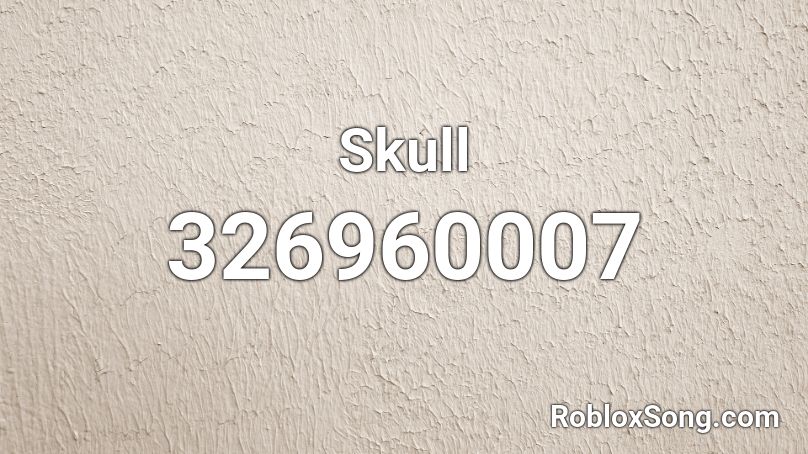 Skull Roblox ID