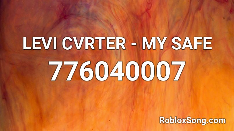 LEVI CVRTER - MY SAFE Roblox ID