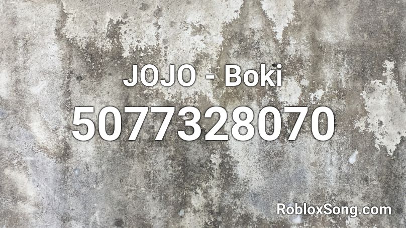 JOJO - Boki Roblox ID