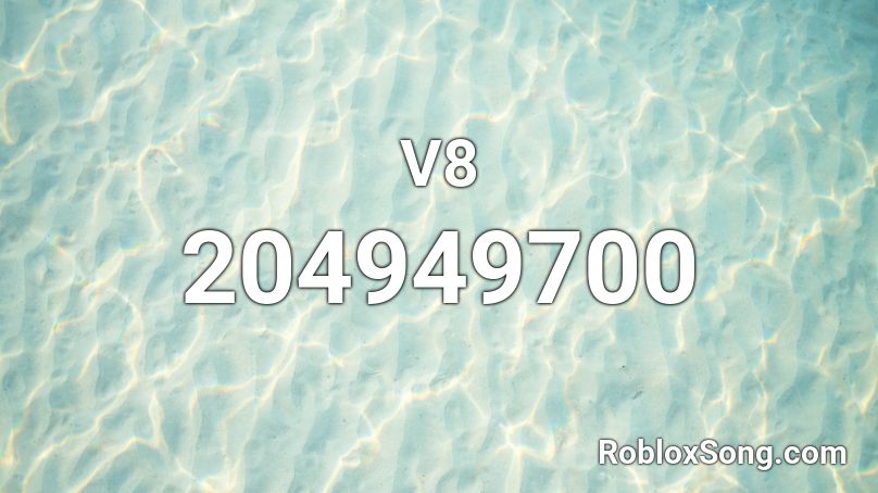 V8 Roblox ID