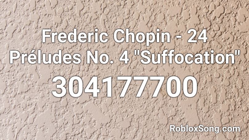 Frederic Chopin - 24 Préludes No. 4 