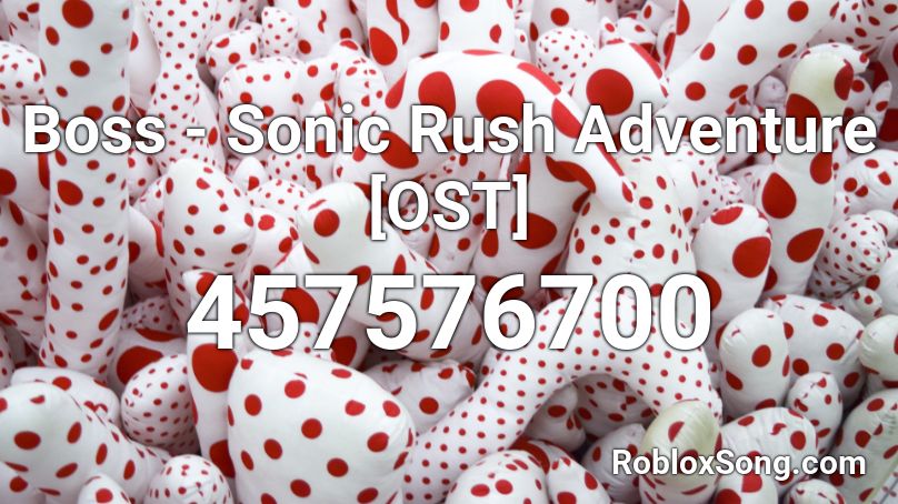 Boss - Sonic Rush Adventure [OST] Roblox ID