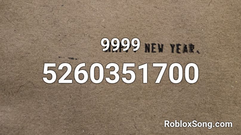 9999 Roblox ID