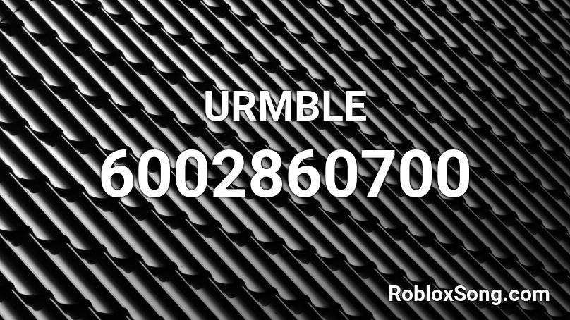 URMBLE Roblox ID