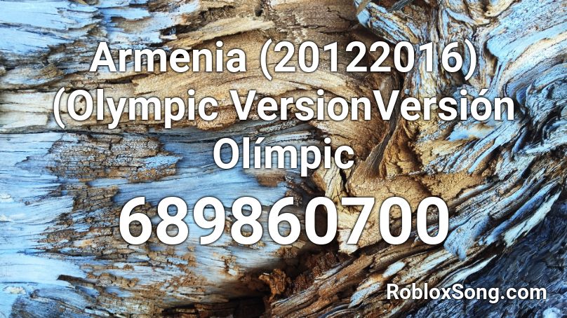 Armenia (20122016) (Olympic VersionVersión Olímpic Roblox ID