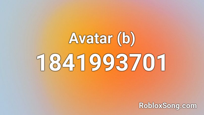 Avatar (b) Roblox ID