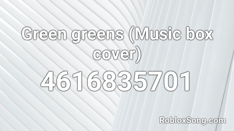 Green greens from Kirby (Music box cover) Roblox ID