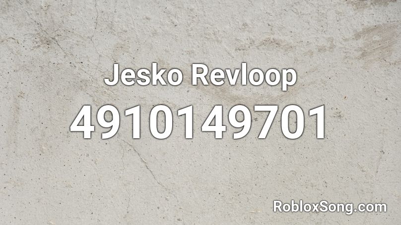Jesko Revloop Roblox ID