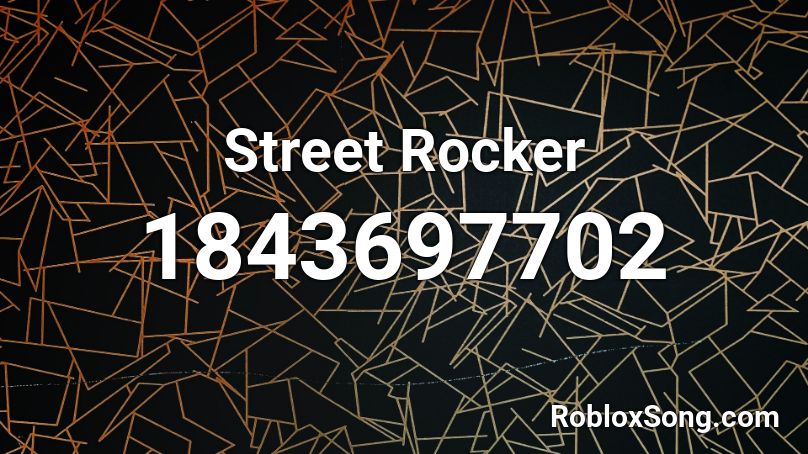 Street Rocker Roblox ID