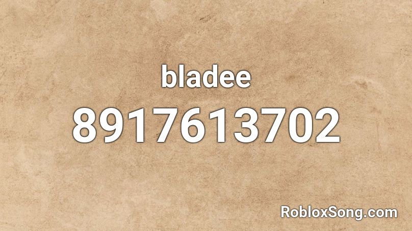 bladee Roblox ID