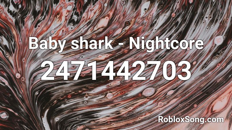 baby shark roblox id
