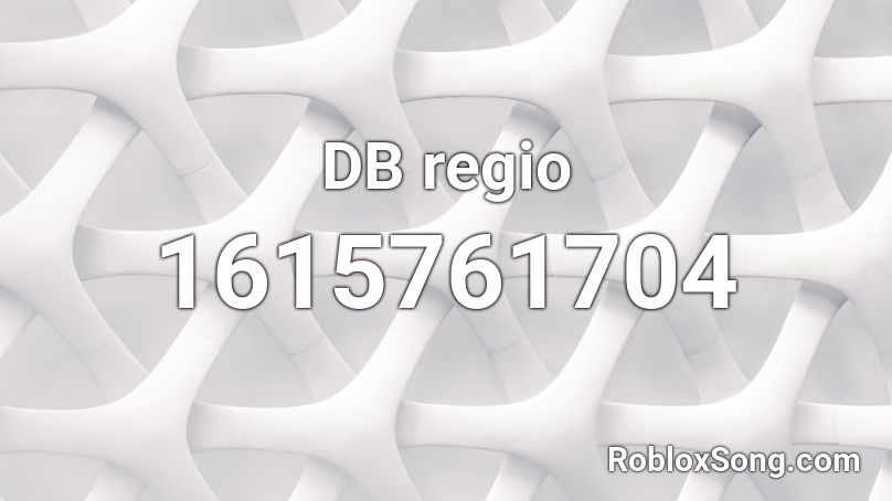 DB regio Roblox ID