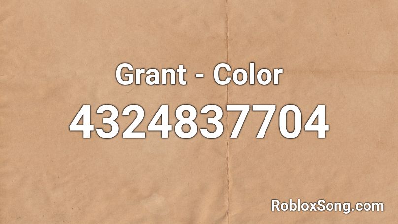 Grant - Color Roblox ID