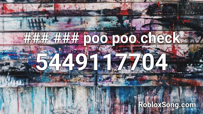 poop song roblox id
