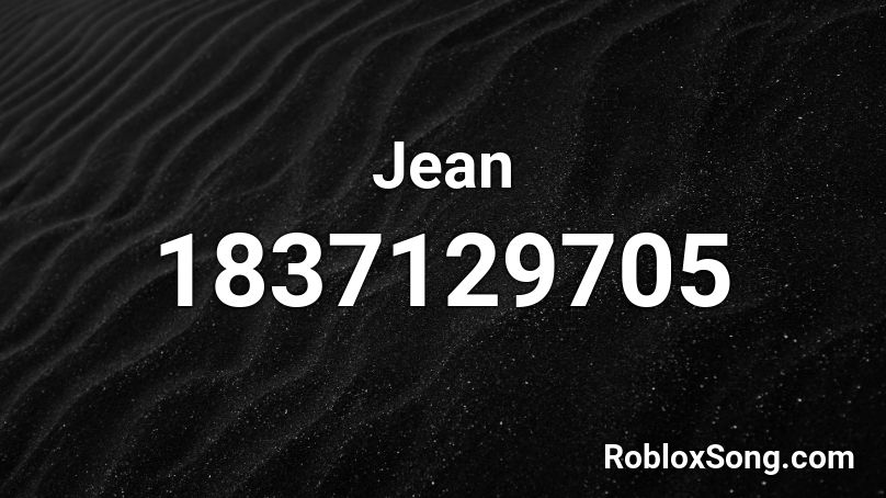 Jean Roblox ID