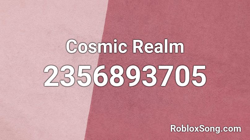 Cosmic Realm Roblox ID