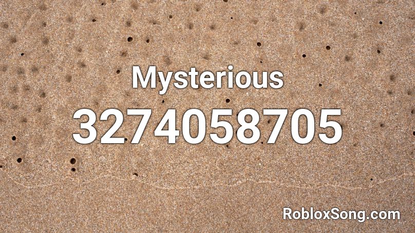 Mysterious Roblox ID