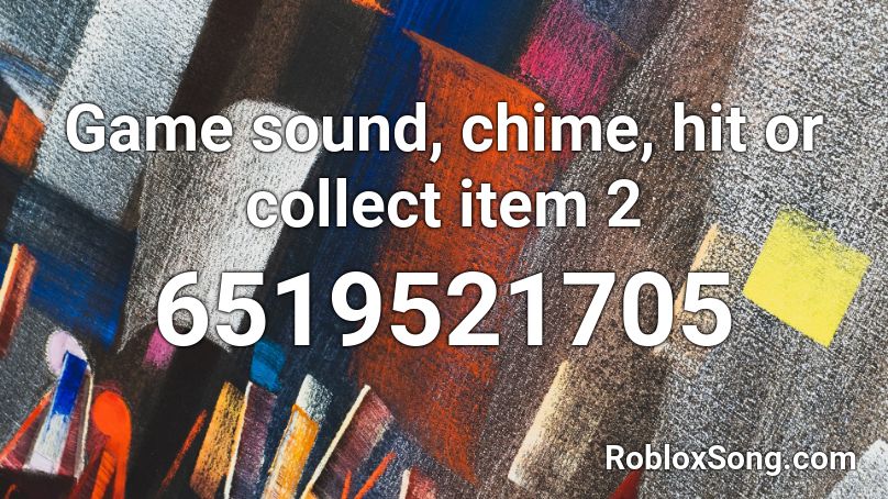 Game sound, chime, hit or collect item 2 Roblox ID