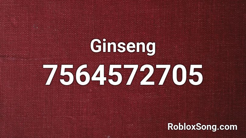 Ginseng Roblox ID