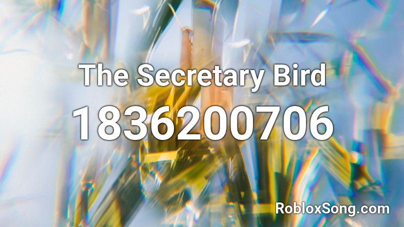 The Secretary Bird Roblox ID