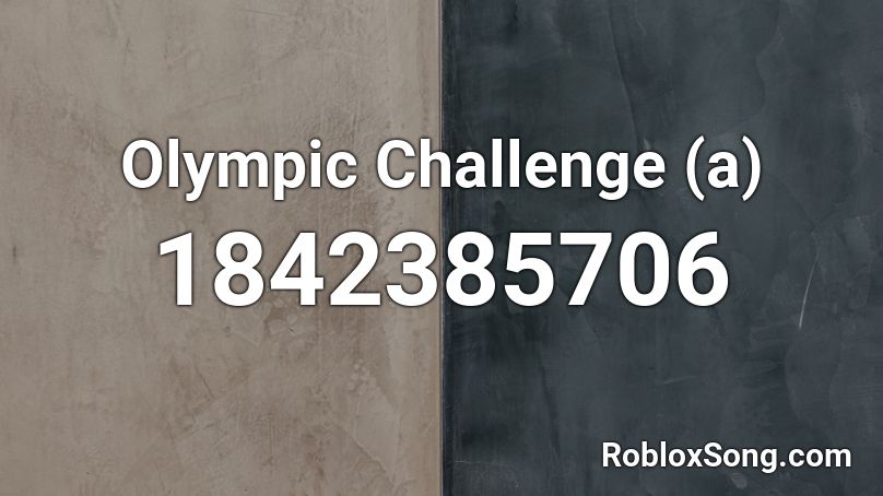 Olympic Challenge (a) Roblox ID