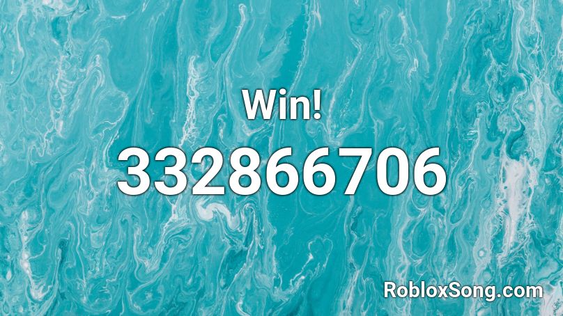 Win! Roblox ID