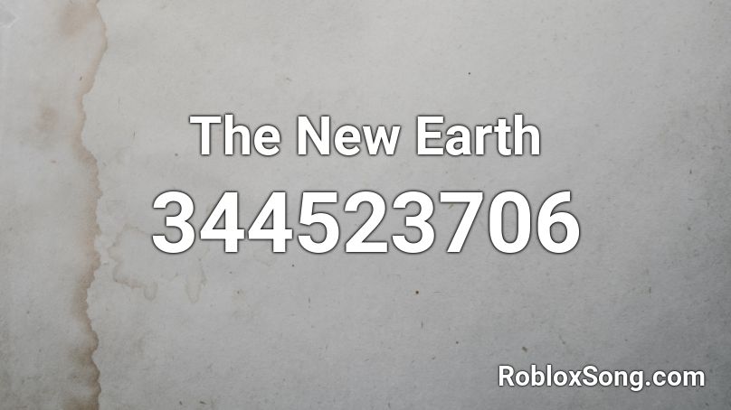 The New Earth Roblox ID