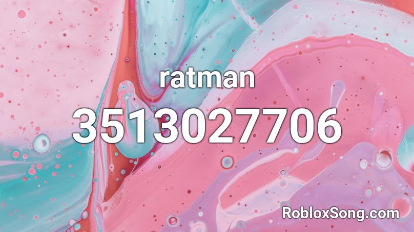 ratman Roblox ID