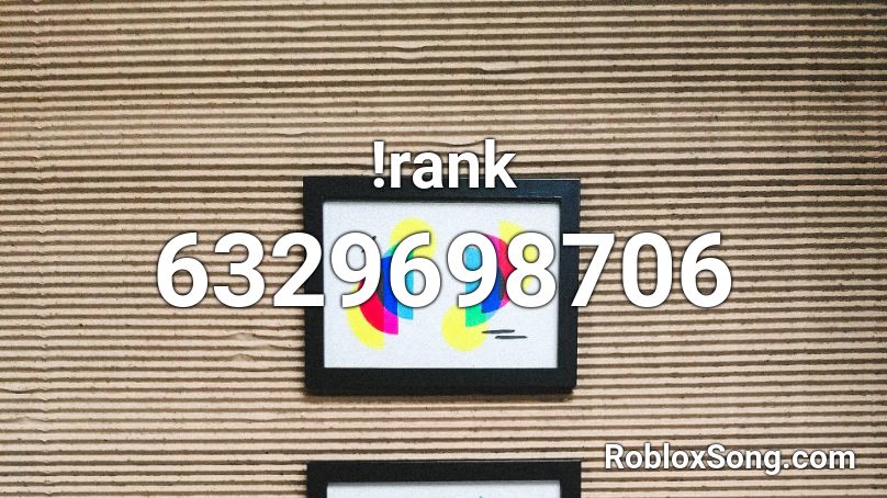 !rank Roblox ID