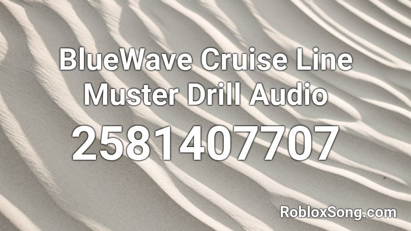 Muster Drill Audio Roblox ID