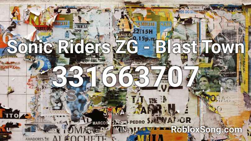 Sonic Riders ZG - Blast Town Roblox ID