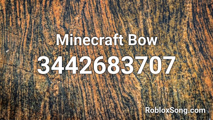 Minecraft Bow Roblox ID