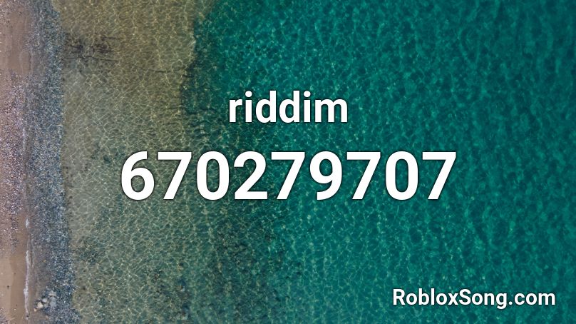 riddim Roblox ID