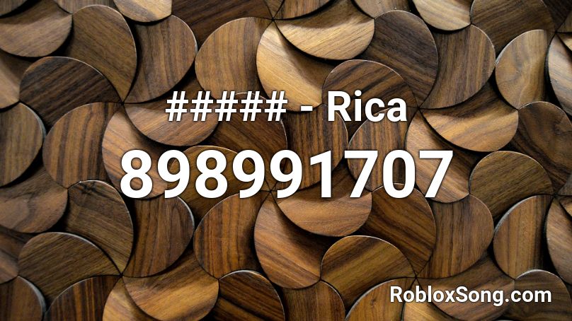 ##### - Rica Roblox ID