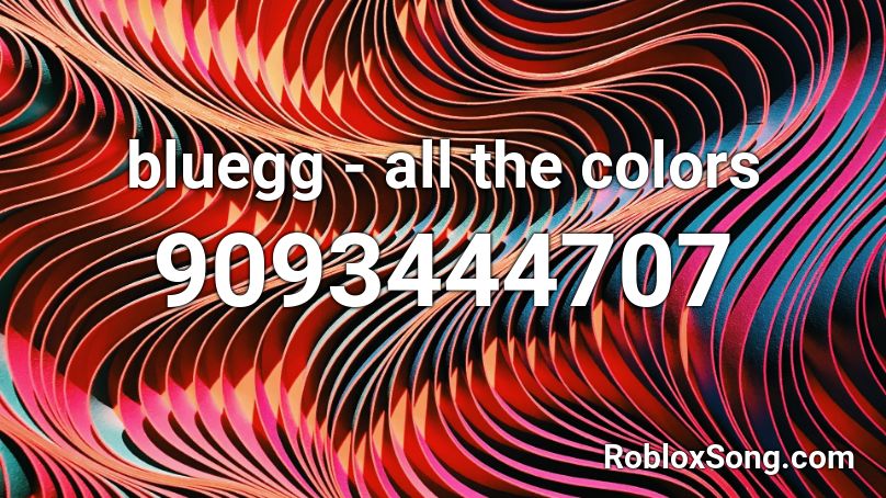 bluegg - all the colors Roblox ID