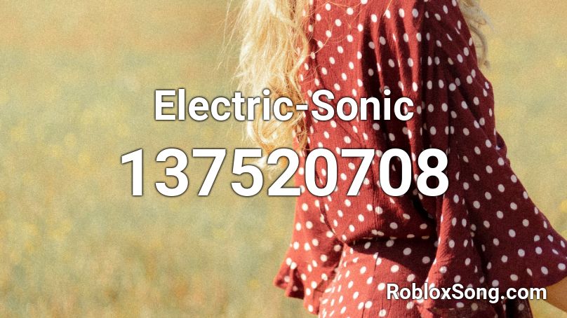 Electric-Sonic Roblox ID