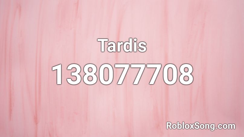 Tardis Roblox ID