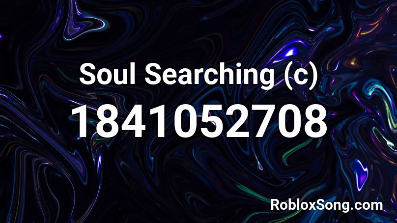 Soul Searching (c) Roblox ID