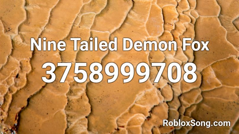 Nine Tailed Demon Fox Roblox ID