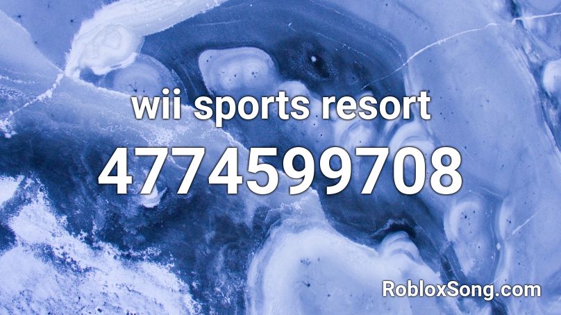 wii sports resort Roblox ID