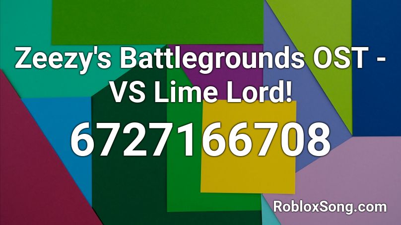 Zeezy's Battlegrounds OST - Limonin Roblox ID