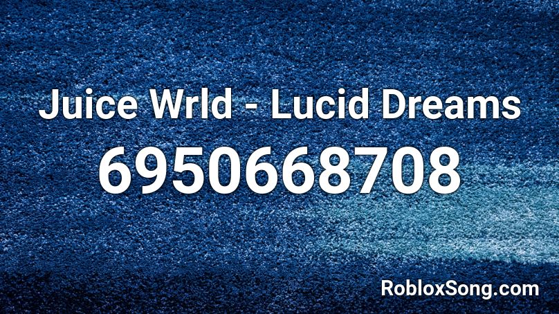 lucid dreams roblox id code